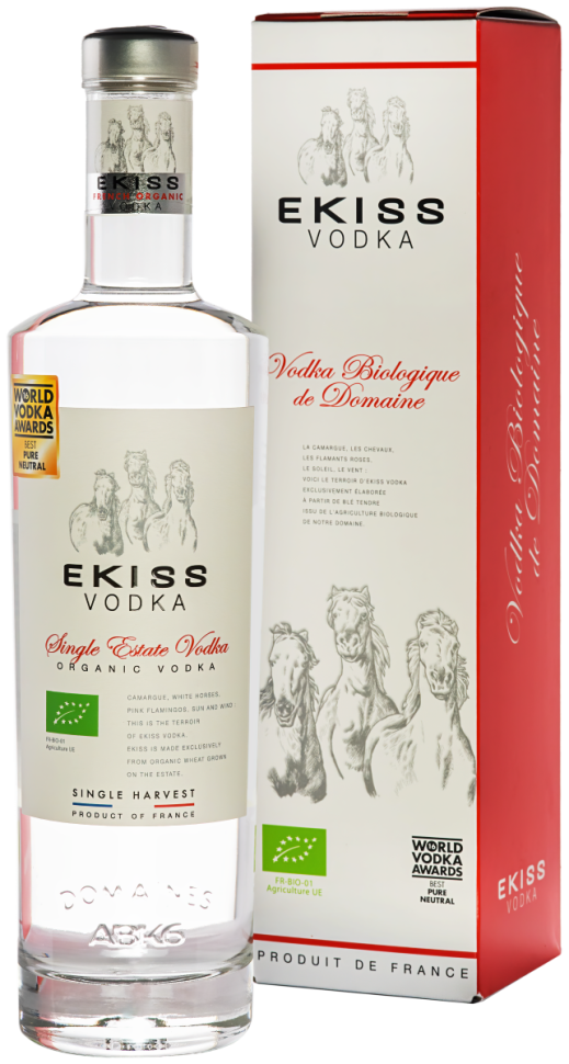 Vodka Ekiss. Single Estate в подарочной упаковке