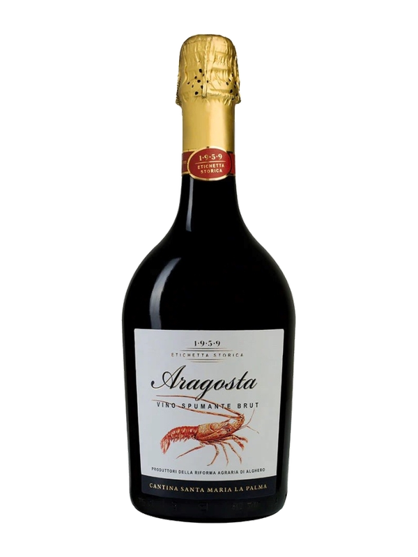 Вино игристое "Арагоста Брют" бел. брют 0.75 л.