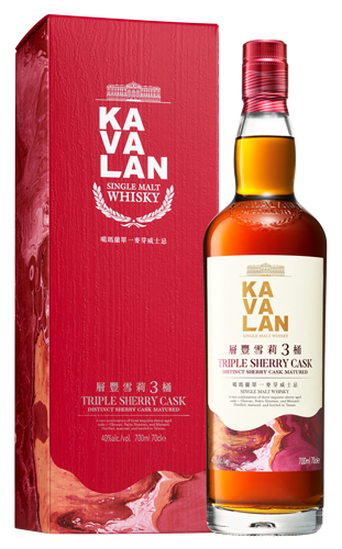 Виски Kavalan Triple Sherry Cask 40% 0,7 л · в подарочной упаковке