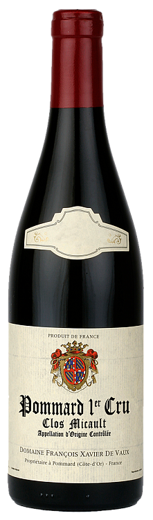 Вино Pommard 1er Cru Clos Micault Domaine Francois Xavier De Vaux, 2021 г.