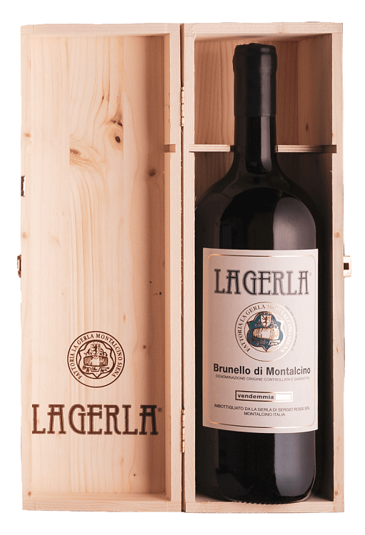 Вино Brunello di Montalcino La Gerla, 2018 г. · в подарочной упаковке