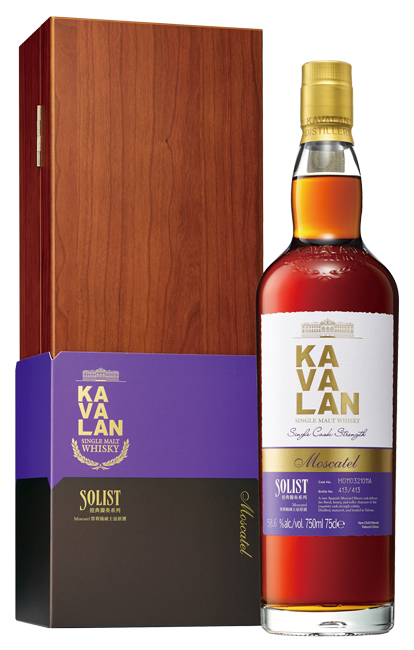 Виски Kavalan Solist Moscatel Single Cask Strength 58,6% 0,75 л · в подарочной упаковке