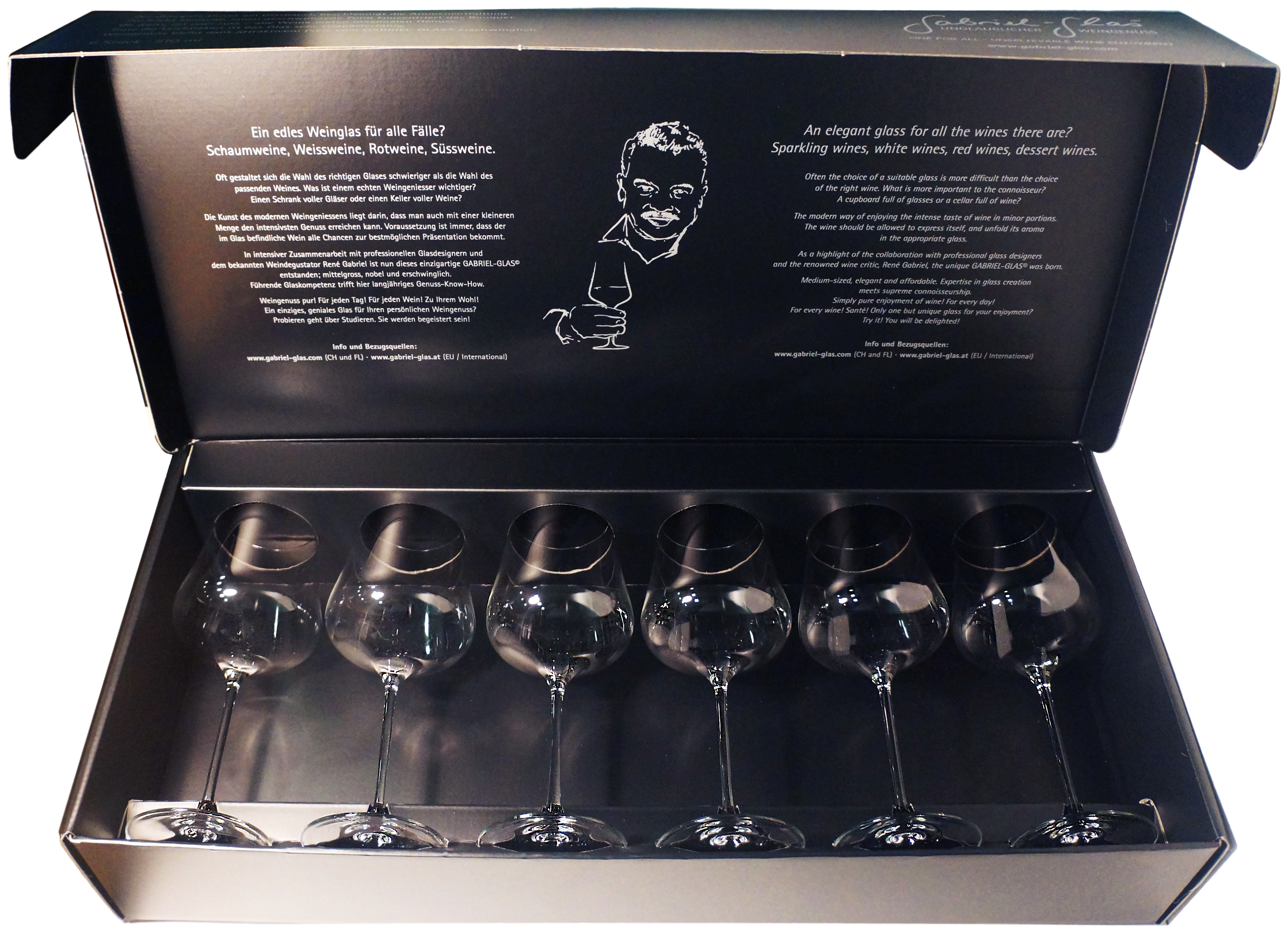 Бокалы Gabriel-Glas, Standart, set of 6 glasses (gift box)