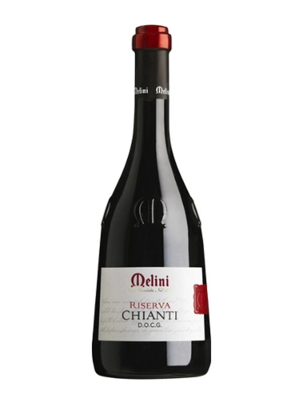 Вино выдержанное сухое красное "Melini Chianti Riserva" 0.75 л.