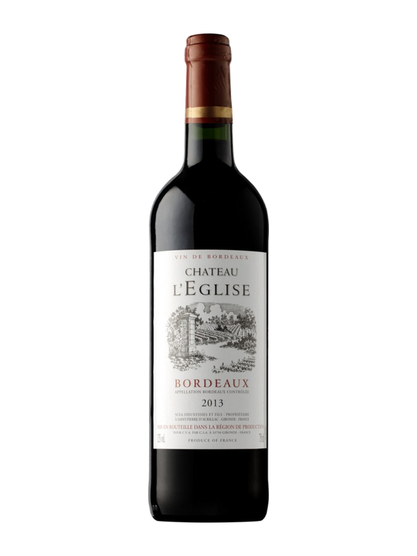 Château L’Église Bordeaux AOC, 0,75 л